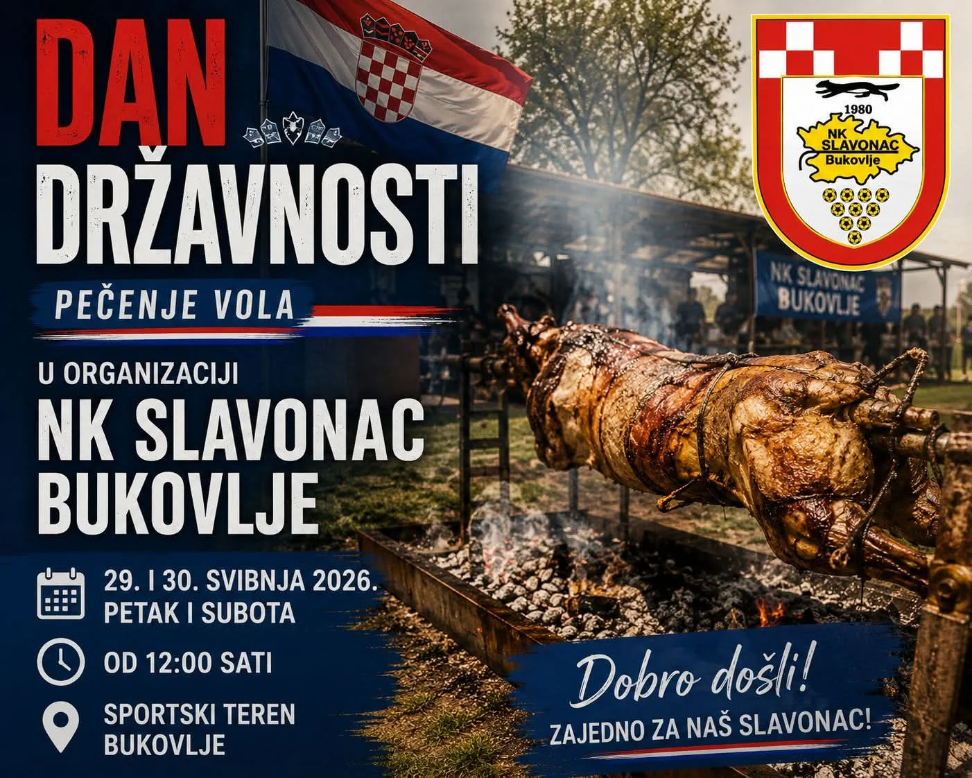 Dan državnosti u Bukovlju uz pečenog vola
