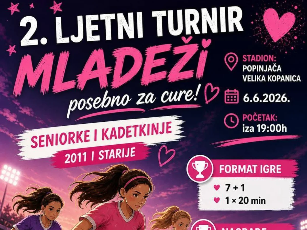 Velika Kopanica spremna za nogometni spektakl: Na turniru mladeži očekuje se gotovo 40 ekipa